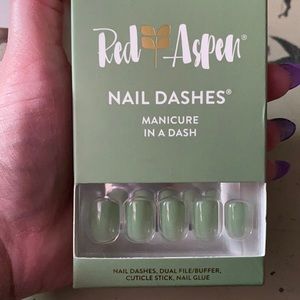 Brand new, unopened box of Red Aspen nail dashes.